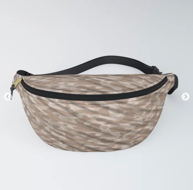 Desert Army Camouflage Fanny Pack