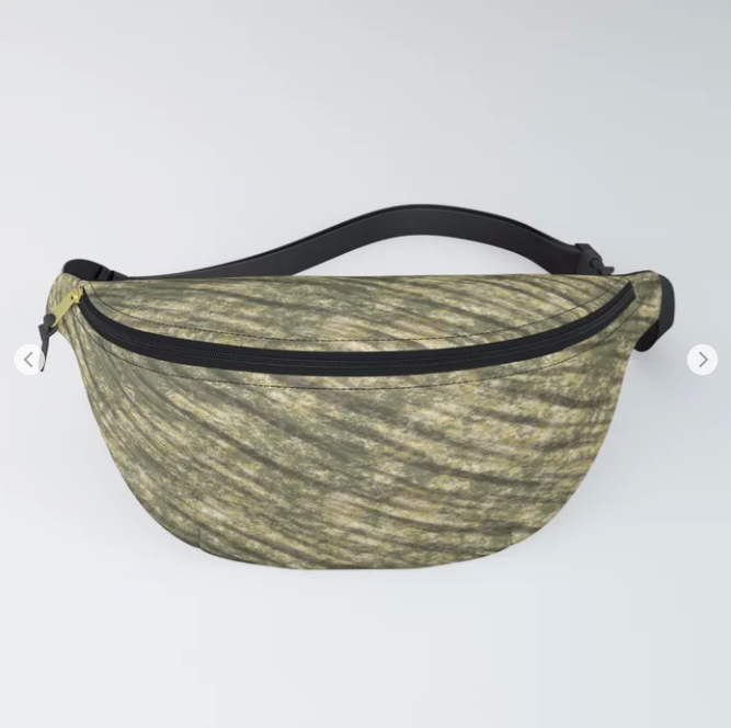 Green Army Camouflage Fanny Pack