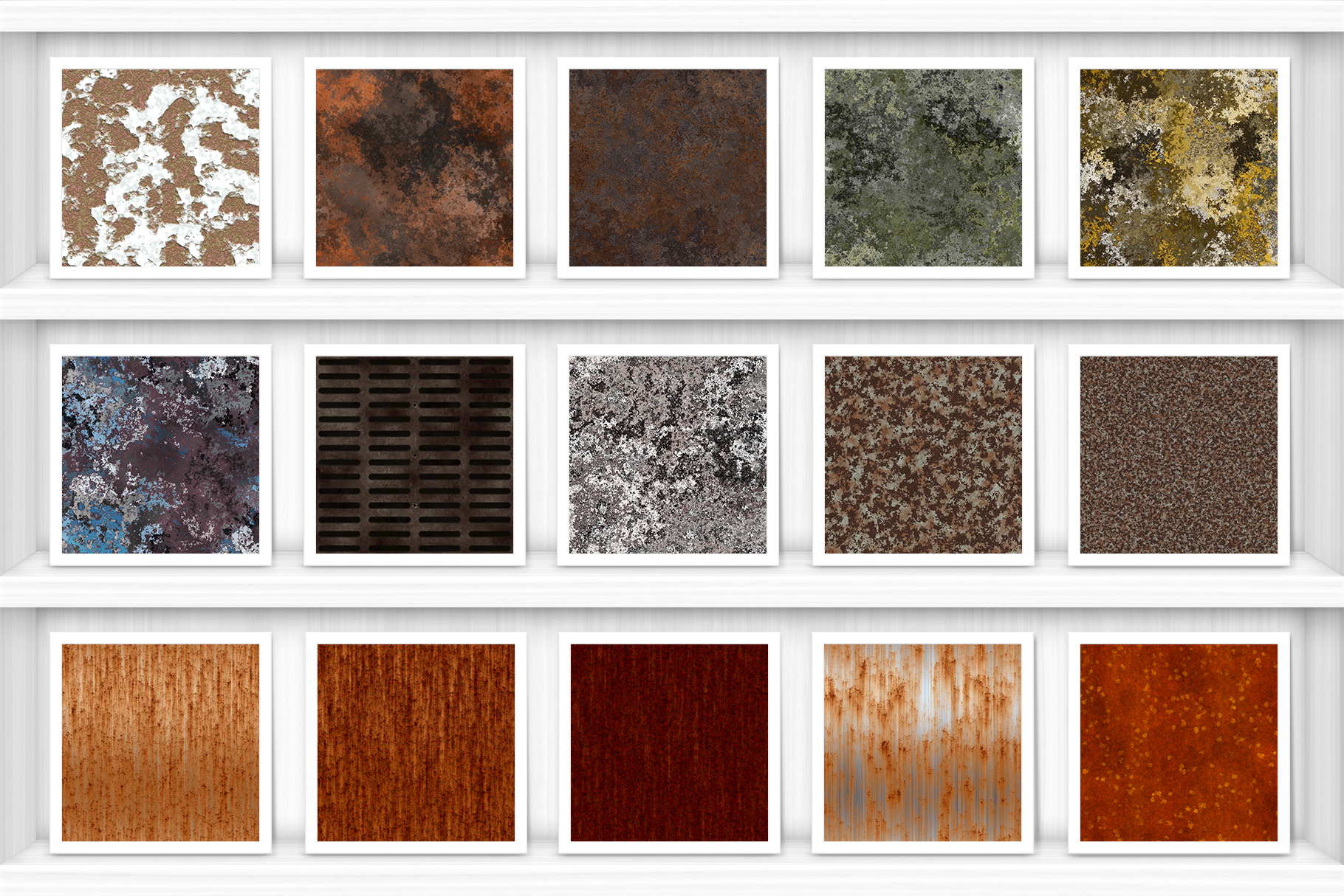 50 Rust Background Textures Preview Set 1