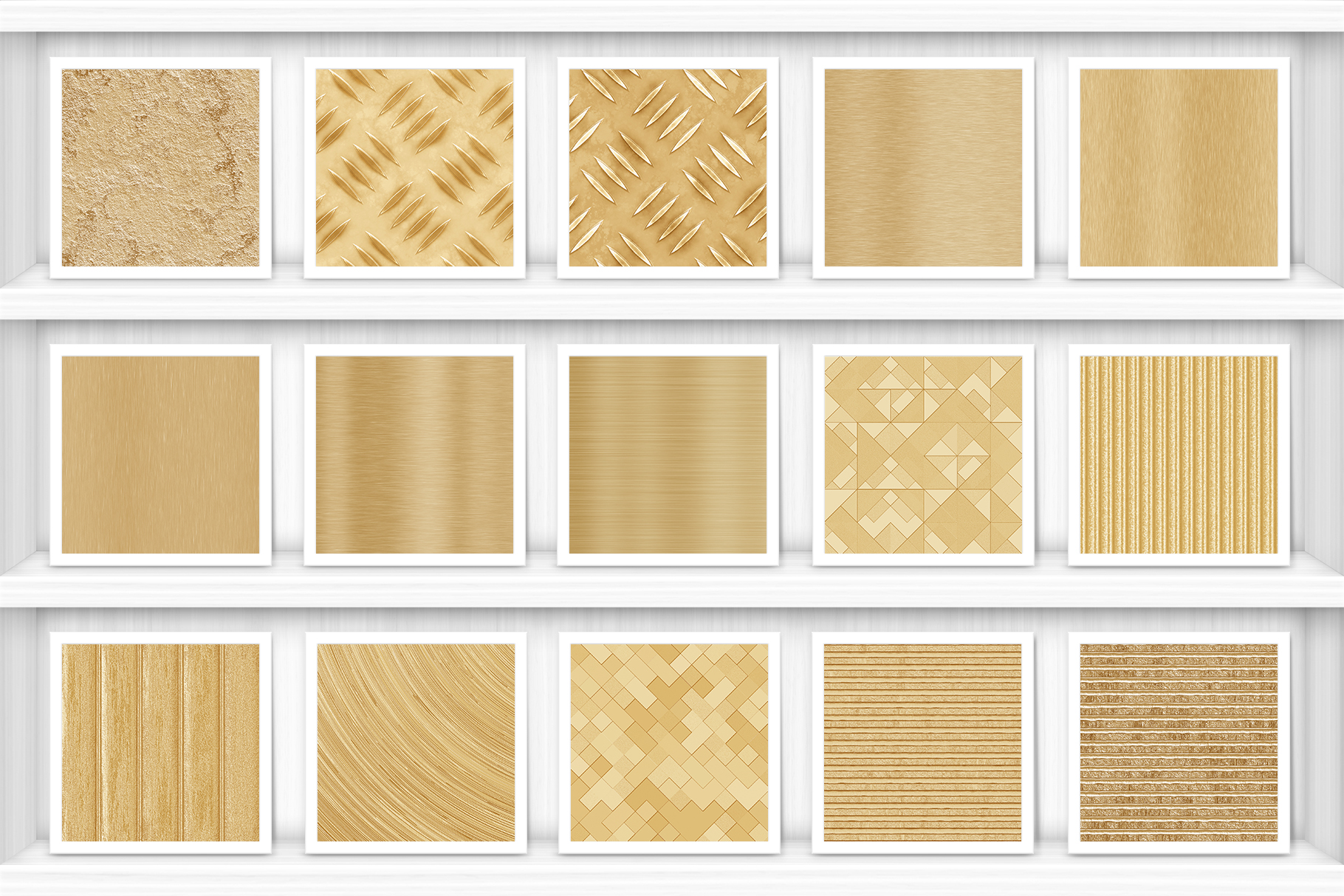 40 Brass Background Textures Samples Preview Shelves Set 1