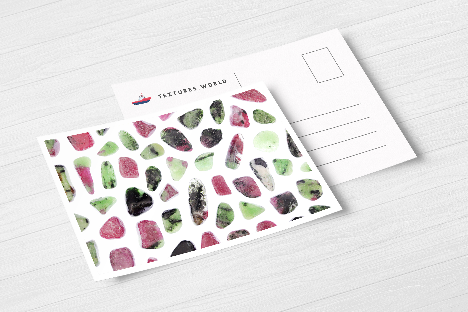 Postcard Ruby Zoisite Background Textures Modern Poster Preview