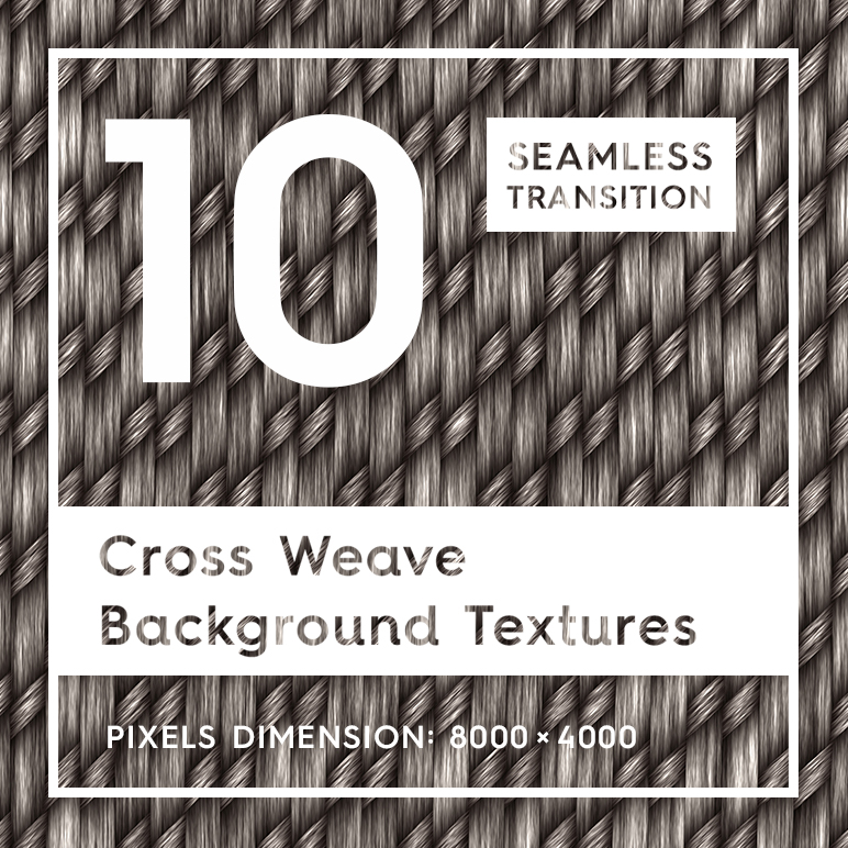 10 Cross Weave Background Textures