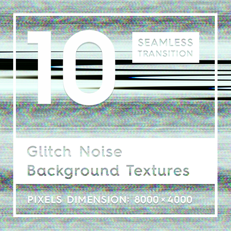 10 Glitch Noise Textures