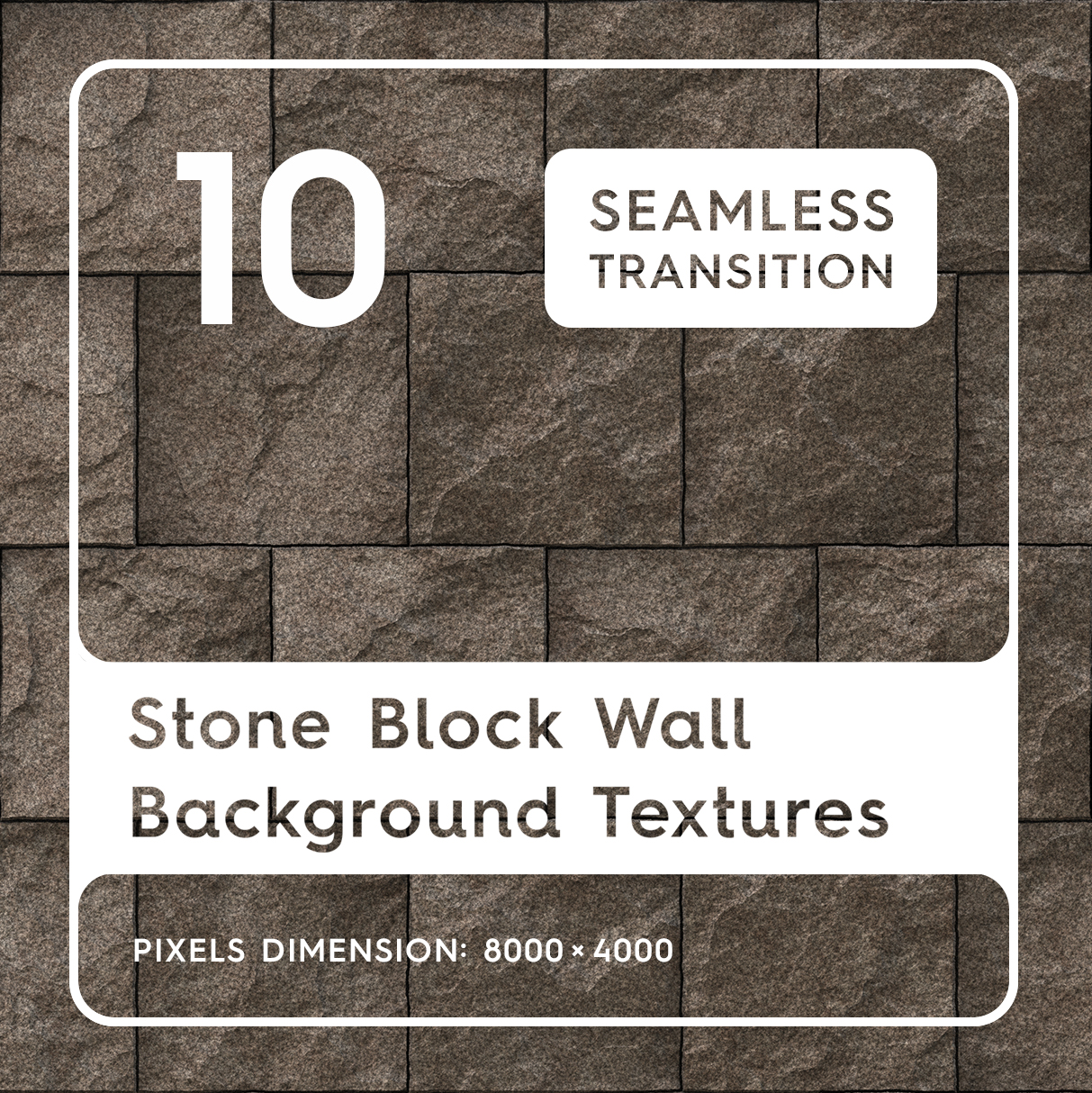 10 Stone Block Wall Background Textures