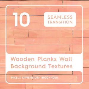 10 Wooden Planks Wall Background Textures