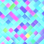 Blue Pink Pastel Tones Seamless Bright Square Background. Colorf