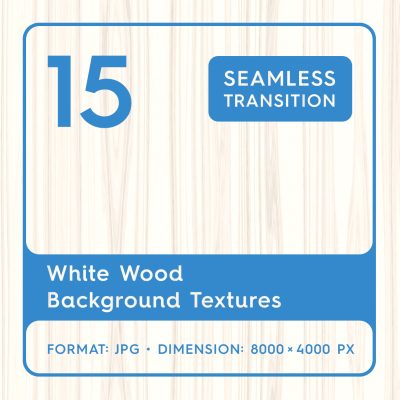 Seamless White Wood Textures Header Square Blue