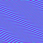 Aquamarine Violet Seamless Hypnotic Waves Background. Stylish Co
