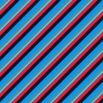 Blue Red Seamless Inclined Stripes Background. Modern Colors Sid