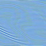 Light blue Seamless Hypnotic Waves Background. Stylish Colorful