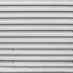 Metal wall. Painted Corrugated Steel Wall