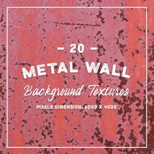 20 Original Metal Wall Background Textures
