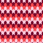 Red Scarlet Chevron Geometry Background. Seamless Zigzag Texture