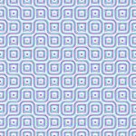 Blue Seamless Truchet Tilling Background. Geometric Mosaic Conne