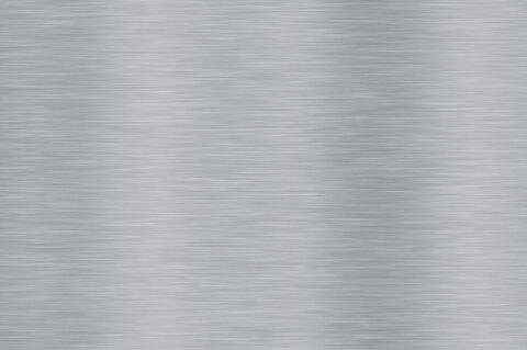 Aluminum shiny polished seamless sheet textures. Stainless brushed metal background material.