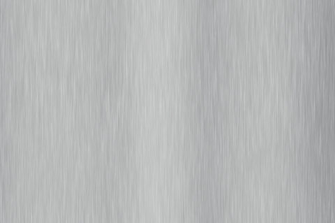 Aluminum shiny polished seamless sheet textures. Stainless brushed metal background material. Vertical across direction.