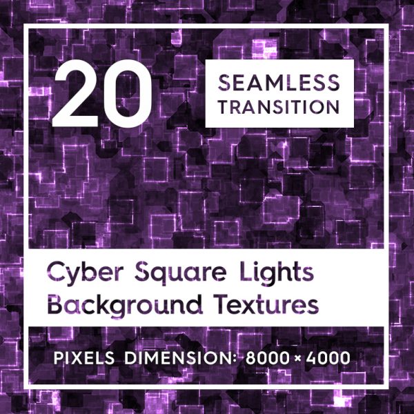 20 Cyber Square Lights Backgrounds