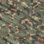 Green Army Camouflage Background. Military Camo Clothing Texture. Seamless Combat Uniform.