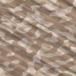 Desert Army Camouflage Background. Military Camo Clothing Texture. Seamless Combat Uniform.