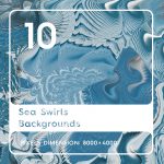 10 Sea Swirls Backgrounds