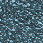 Sea Green Blue Camouflage Background. Military Camo Clothing Texture. Seamless Combat Uniform.
