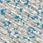 Sky Blue Camouflage Background. Military Camo Clothing Texture. Seamless Combat Uniform.