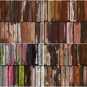 10 Old Painted Planks Textures