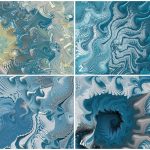 10 Sea Swirls Backgrounds