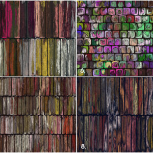 10 Old Painted Planks Textures
