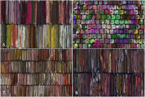 10 Old Painted Planks Textures