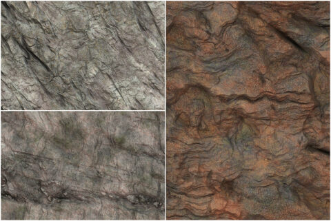 10 Rocky Cliff Background Textures
