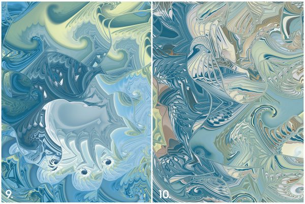 10 Sea Swirls Backgrounds