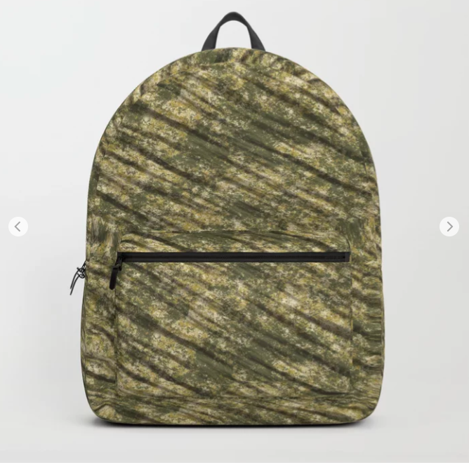 Green Army Camouflage Backpack