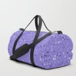 Lilac rubber flooring duffle bags