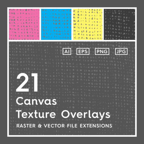 21 Canvas Texture Overlays