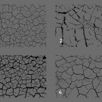 Cracked Dirt Texture Overlays Preview Set 1