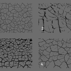 Cracked Dirt Texture Overlays Preview Set 1