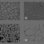 Cracked Dirt Texture Overlays Preview Set 3