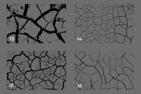 Cracked Dirt Texture Overlays Preview Set 4