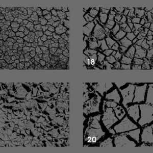 Cracked Dirt Texture Overlays Preview Set 5