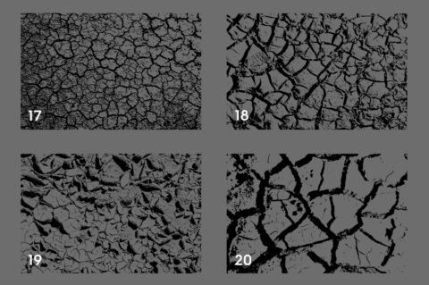 Cracked Dirt Texture Overlays Preview Set 5