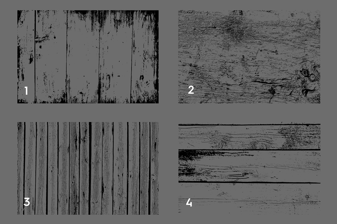 20 Weathered Wood Texture Overlays Preview 1