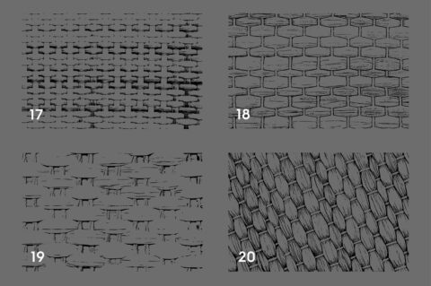 Wicker Rattan Texture Overlays Preview 5