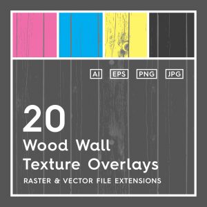 20 Wood Wall Texture Overlays