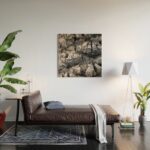 Rough Palm Bark Wood Wall Art