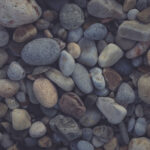 Marine mineral beauty harmony. Beach stones surface.