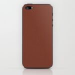 Brown Knitted Weaving iPhone Skin