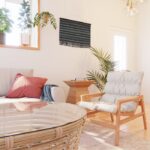 Gray Striped Knitted Weaving Wall Hanging