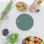 Teal Knitted Weaving Cutting Board