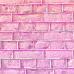 Lilac bricks wall texture. Concrete blocks wall background.